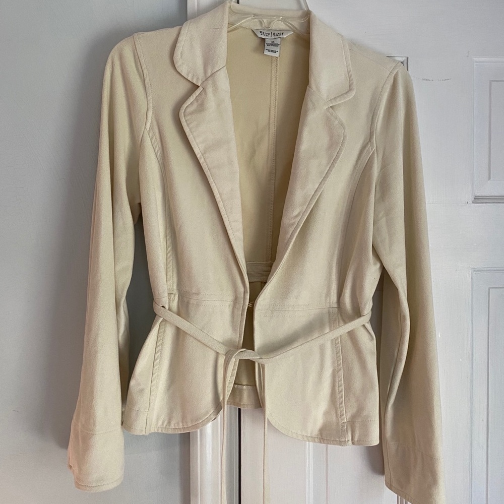 Microsuede blazer by White House | Black Market